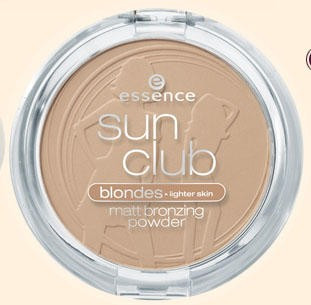 Essence Sun Club Matte Bronzer - for blondes/lighter skin