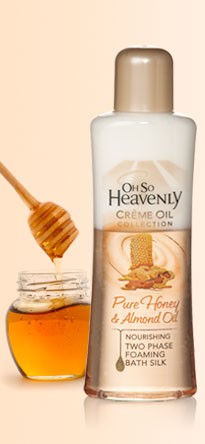 Read more about the article OH SO HEAVENLY Crème Oil Pure Honey & Almond Oil Bath Silk