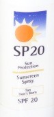 Read more about the article SP 20 Sun Protection Sunscreen Spray