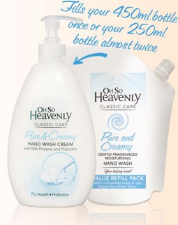 Read more about the article Pure & Creamy Handwash with Milk Proteins and Probiotics from Oh So Heavenly