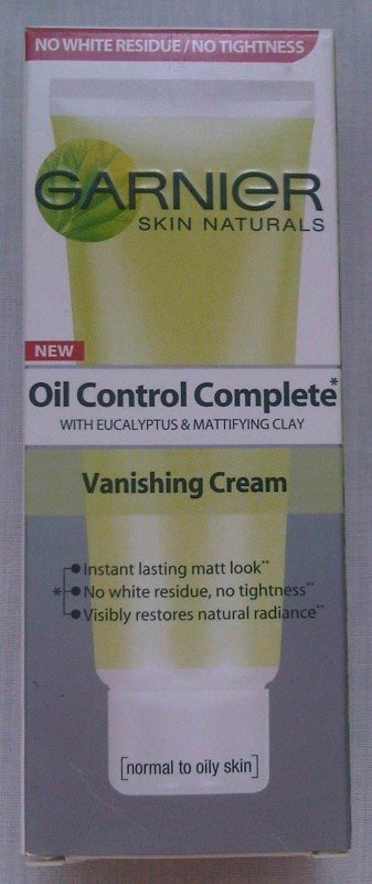 Read more about the article Garnier Oil Control Complete Vanishing cream with Eucalyptus and Mattifying clay