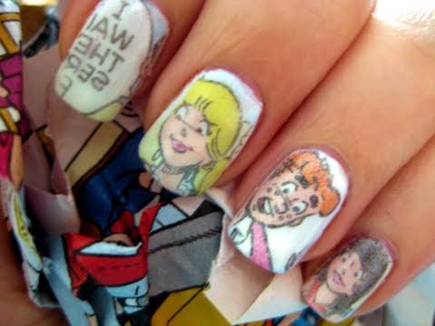 Read more about the article Comic Strip Nail Art