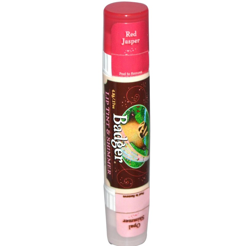 Read more about the article Badger Tinted Shimmer Lip Balm Rose Tourmaline