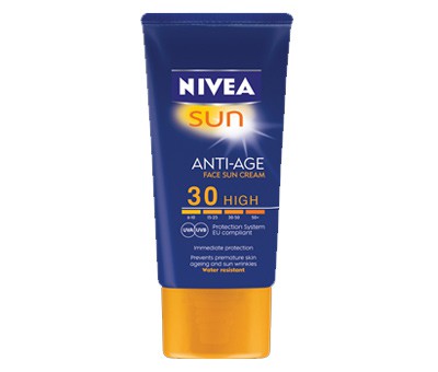 Read more about the article Nivea Sun Anti-Ageing Face Sun Cream SPF 30 High