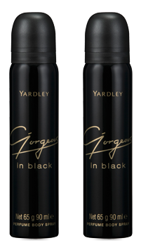 Read more about the article Yardley Gorgeous in Black perfumed body spray