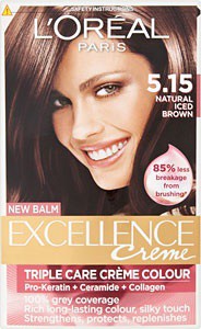 Read more about the article Loreal Paris excellence hair colorant in 5.15 iced brown