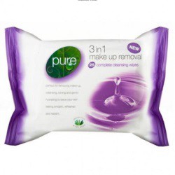 Read more about the article Pure 3 in 1 Make Up Removal Wipes