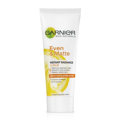 Read more about the article Garnier Even and Matte Instant Radiance Scrub