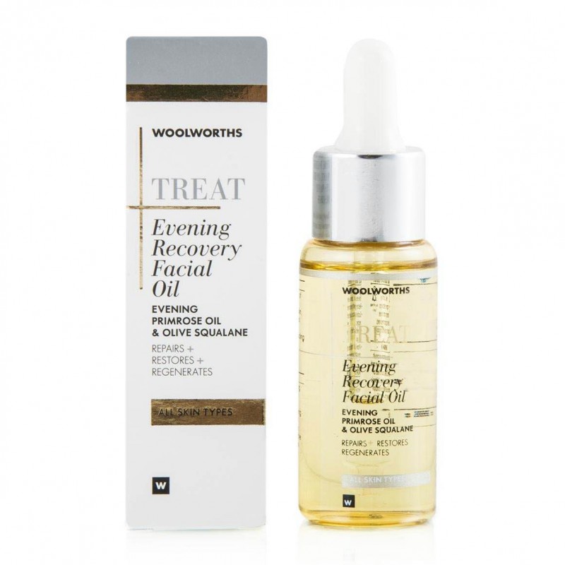 Read more about the article Woolworths Evening Recovery Facial Oil with Evening Primrose oil and olive squalane