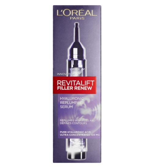 Read more about the article L’Oreal Revitalift Filler Renew Hyaluronic Replumping Serum