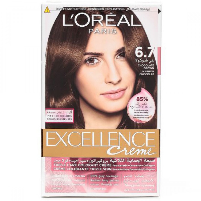 Read more about the article L’Oreal excellence creme 6.7 chocolate brown