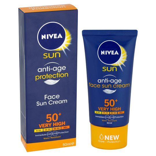 Read more about the article Nivea sun anti-age face sun cream SPF 50+