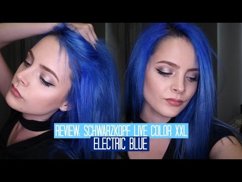 Read more about the article Schwarzkopf LIVE COLOR XXL Semi Permanent Hair Dye in Electric Blue DEMO and Review!