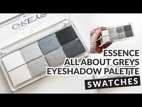 Read more about the article Essence All about Greys Eyeshadow Palette Swatches