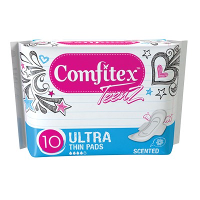 Read more about the article Comfitex Teenz Cotton Soft Ultra Pads, Scented or Unscented