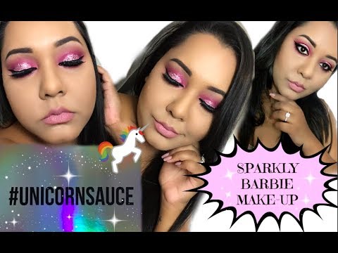 Read more about the article Sparkly Pink makeup Tutorial|| ft Switch beauty unicorn sauce palette and NYX glitter primer and glitter