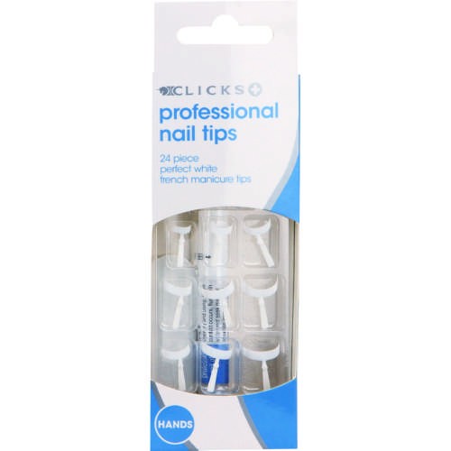 Read more about the article Clicks Professional Nail Tips White 24 Pieces